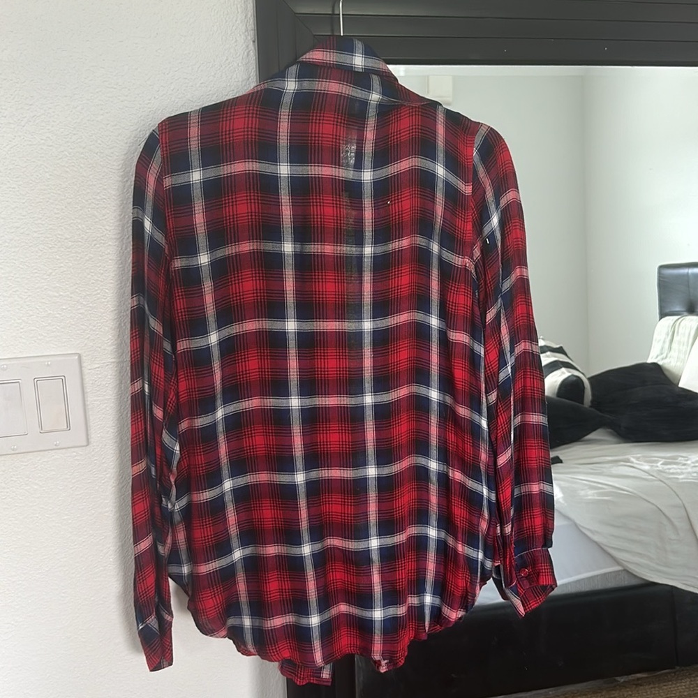 Lightweight Button Down Flannel, Fitted - image 3